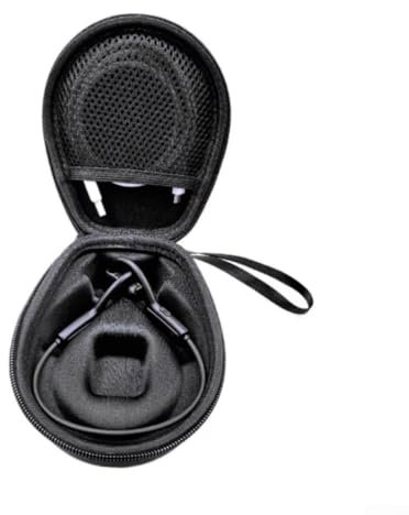 ZiStarlilife Funda protectora de viaje para auriculares de conducción ósea, bolsa de almacenamiento rígida compacta, resistente a los impactos, se adapta a varias marcas, color negro (12 x 7 x 2 cm)