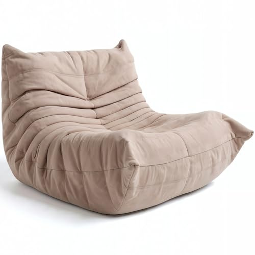 Aiire Puff Salon de Lujo Vintage - Sillón de Diseño Francés en Tejido Premium Antimanchas - Sofa Puf Gigante con Relleno Incluido - Bean Bag Chair XXL Moderno - Diseñado en España