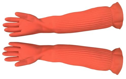 Genérico Guantes Largos de Goma - Vajillas de Cocina | Chubasqueros impermeables de goma disponibles LaavailableHome, guantes de limpieza reutilizables para el jardín de casa