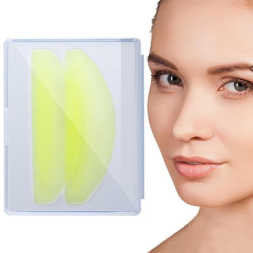 Lot de 2 tampons de recourbe-cils en silicone réutilisables Soft Curls | Outil de beauté pour cils