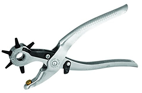 C.S. Osborne 223 Revolving Leather Hole Punch, Multi-sized