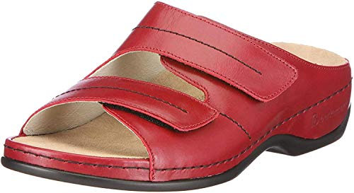 Berkemann Daria, Damen Pantoletten, Rot (weinrot 277), 40 2/3 EU (7 Damen UK)