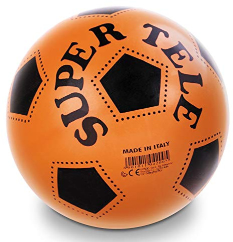 Mondo Toys Supertele Fluo fotboll - för flickor/barn - gul/orange/grön/fuchsia - 04200