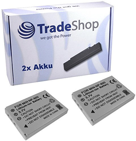 2X Hochleistungs Kamera Li-Ion Akku für Praktica Luxmedia DCZ 10.4 10,4 DCZ10.4 DCZ10,4 10XS 10-XS 12-XS 12XS 7103 7203 8213 8203 8213 Revue DC520 DC50 DC55 DC65 Jenoptik JD 7.0z3s JD 8.0z3 7.0z3