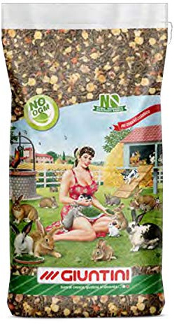 Giuntini linea Agri Che Gusto 20kg (mangime completo per roditori da compagnia e conigli da cortile)