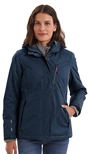 Killtec Damen Funktionsjacke Mit Abzippbarer Kapuze Nira, dunkelnavy, 50, 32262-000