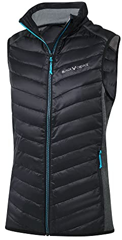 Black Crevice dam Black Crevice Ärmlös väst för kvinnor väst (1-pack)