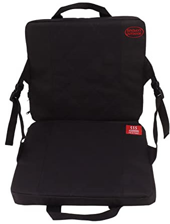 Electric Heated Cushion,Outdoor Portable Heating Pad,Electric Heated Seat Cushion,Black Heated Stadium Cushion,Warm Seat Cushion for Hiking Camping Fishing Hunting