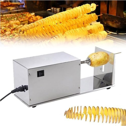 Elektriska PotatisskäRare, PotatisspiralskäRare, PotatistornskäRare I Rostfritt StåL, Automatiska Frukt- Och PotatisskäRare.