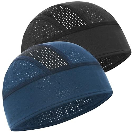 vidsel Skull Caps Cooling Helmet Liner,Lightweight Mesh Sweat Wicking Hard Hat Liner Cycling Motorcycle Cap for Men Women