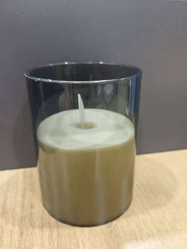 Koelaa 2 Pezzi Candela LED, Candela a Batteria Senza Fiamma con Timer e Telecomando per Decorazioni Casa, Tavolo, Natale, Campeggio - 7,5x10 cm