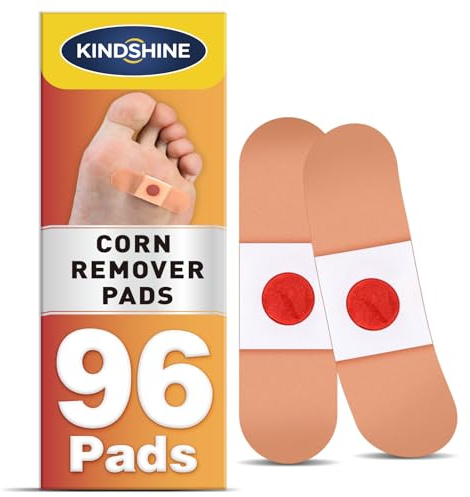 KINDSHINE 96Pcs Corn Remover Pads, with Extra Strength 40% Salicylic Acid