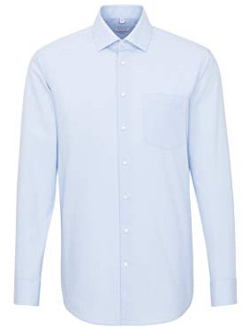 Seidensticker Herren Seidensticker Herren Business Hemd Modern Fit Businesshemd, Blau (11 Millraye Hellblau), 43