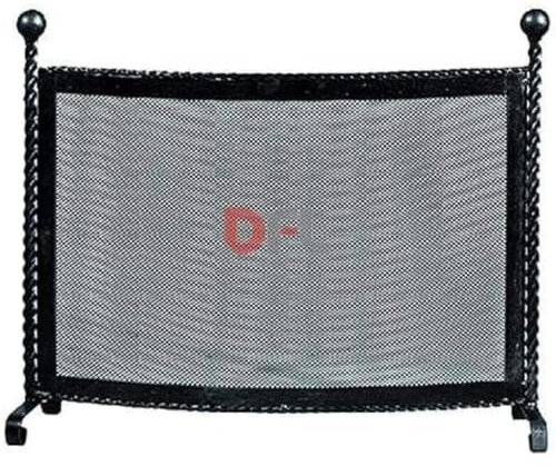 Parascintille 'Fisso' In Ferro Battuto, Ritorto, Curvo.