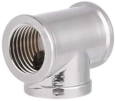 G1/4 Watercooling Fitting, 3-vägs slangkoppling, G1/4 gänga 3-vägs T-formad kopplingsavskiljare adapter för PC-vattenkylningssystem