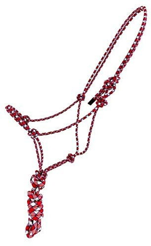Red/White/Blue Cowboy Knot Halter w/Lead