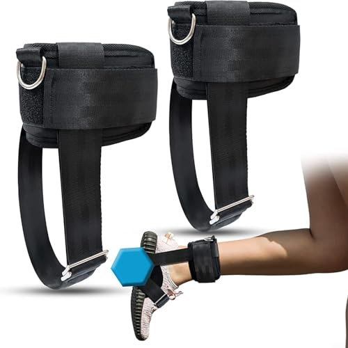2 verstellbare Knöchelgewichte, Knöchelriemen, Kurzhantel, tragbare Fußgewichte, Befestigung für Unterkörper-Krafttraining