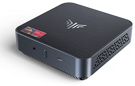 NiPoGi Mini PC, AMD Ryzen 7 3750H (bis zu 4GHz),16GB DDR4 RAM 512GB SSD Micro Desktop PC mit Radeon RX Vega 10 Personal Computer Für Büro/Geschäft/Reise/Heimkino/Light Gaming