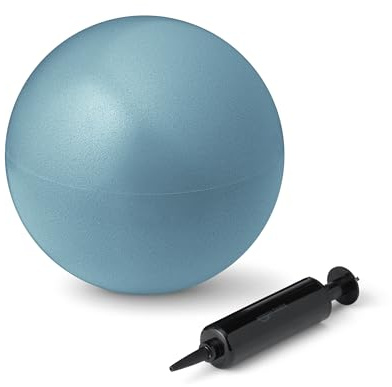 Amazon Basics 22,9 cm Mini-Pilatesball, platzsicherer Gymnastikball für Yoga, Rumpftraining und Fitness, Aqua