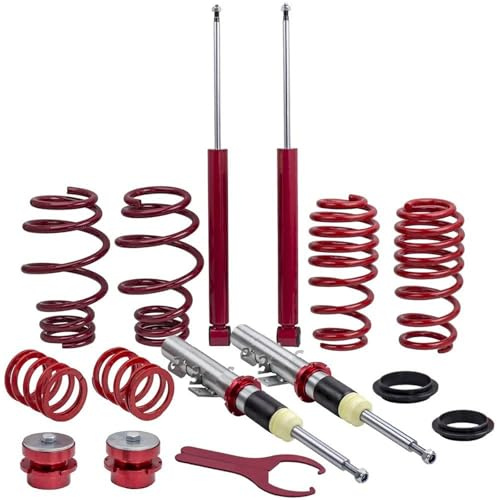 Ammortizzatori Sospensione Pneumatica Per SKODA Per FABIA MK1 Station Wagon Berlina 1999-2006 9N Abbassamento Coilover Sospensione Ammortizzatore Coilover Molla Sospensione Montanti