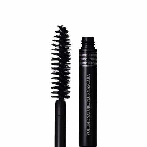 Sandstone Scandinavia Natürliches Volumen Mascara Schwarz – Hypoallergene Wimperntusche für empfindliche Augen – Parfümfrei & vegan