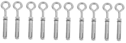 ULTECHNOVO 10 Piezas Tornillo De Concreto Cáncamos Pernos Tornillos De Ladrillo Anclajes De Pared Anclajes De Ladrillo Anclajes De De Hormigón Acero Inoxidable