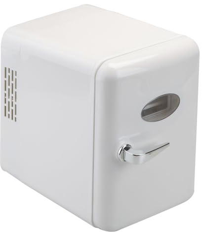 VFM - Mini Fridge White 4L Capacity Usb Powered, 10W 10-65C Quiet Running Cooling Warming - Travel Fridge Portable Snacks Drinks - 26. 5cm White