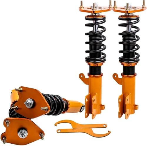 DZSTAIYOUSM Carburateur Moto Ensemble Suspensions À Ressorts Réglables Complets pour Mitsubishi pour Eclipse 4G pour Galant DJ Shocks Coilovers Struts Suspension Springs Carburateur Rechange Carb