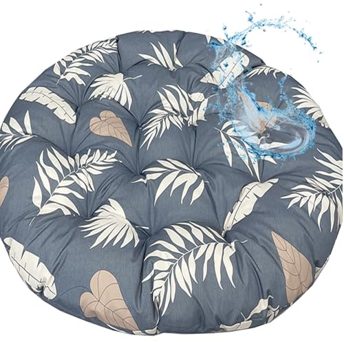 MSNCS Coussin pour Fauteuil Papasan - Rond diamètre 40/50/60/80/100/120 cm épaisseur 10 cm Coussin de Siège Imperméable, extérieur/intérieur - Coussin de Sol pour Meubles de Jardin(Color 2,100x100cm)