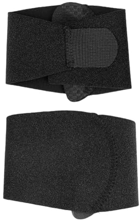 Fiocias 2 Piezas Soporte para Arco Plantar Mangas de Soporte Universal para Pie Plano Banda de Compresión Deportiva Ajustable Almohadilla Antideslizante, 32 Cm X 10.6 Cm