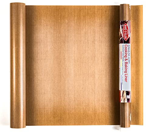 Bake-O-Glide STD0450 Non Stick Reusable Cooking/Baking Liner Roll, Brown, 1 m x 450 mm