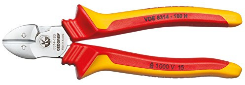 Gedore VDE 8314 – 180 H VDE Diagonal Pliers with Isolation of Cover 180 mm
