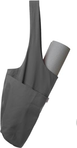 Yogiii Yogamatte Tasche | Die ORIGINAL YogiiiTote | Yogatasche für Yogamatte mit großer Seitentasche und Reißverschlusstasche | Passend für die meisten Mattengrößen