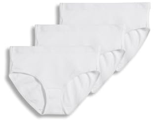 Jockey Women's Underwear Elance Breathe Hipster - 3 Pack, White, 7