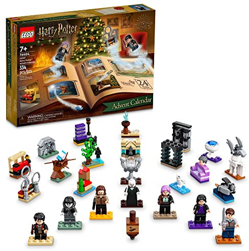 LEGO Harry Potter Adventskalender 2022 76404 Bauspielzeug-Set und Minifiguren; Countdown bis Weihnachten für Kinder, Jungen und Mädchen ab 7 Jahren (334 Stück)