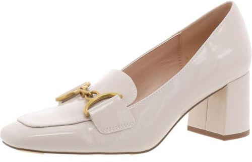 Bandolino Women's Lucien Pump, Ivory Patent, 9