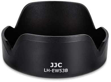 JJC Shade Reversible Tulip Flower Hood for Canon RF-S 10-18mm f/4.5-6.3 IS STM Lens – Replaces Canon EW-53B (49mm)