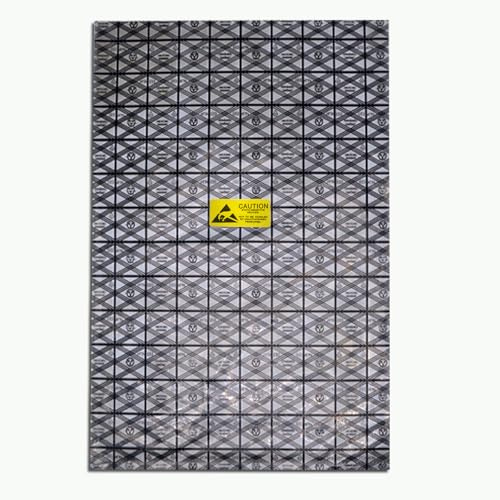 Daarcin Open Top Super Large ESD Bags,10pcs 16X24in Antistatic Bag, Large ESD Anti Static Bags for Motherboard Video Card LCD Screen Electronic Device with Anti-Static Labels (10pcs16x24in)