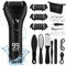 UCAMP Pedicure Elettrico,Pedicure Set Cura del Piede Elettrico con 3 Rulli di Ricambio,Professionale Set Rimozione Calli Piedi,Impermeabile,Set Pedicure Calli Piedi,Piedi Ricaricabile Attrezzi Leviga