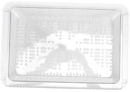 Alipis Bandeja De Drenaje para Verduras con Soporte Plegable Plato De Almacenamiento para Preparación De Hot Pot Utensilio De Cocina Multifuncional