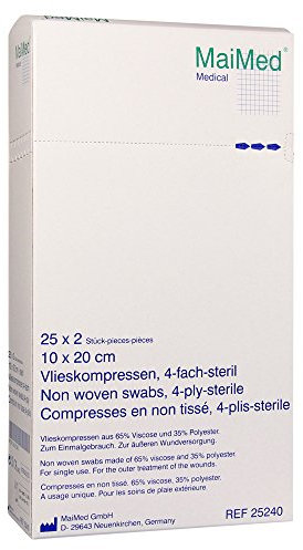 VLIESKOMPRESSEN 10x20 cm steril 25X2 St