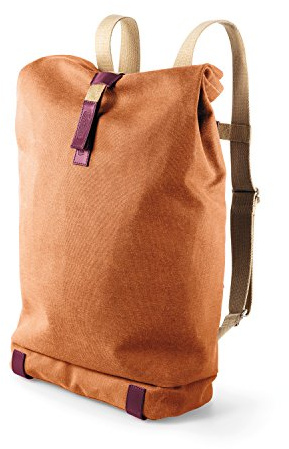 BROOKS TASCHE PICKWICK CANVAS BACKPACK-GOOSE BEAK/MAROON(MJ 2017