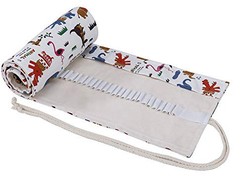 MengH-SHOP M1ZV Animal pen roll case 72 holes, Acrylic