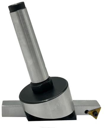 ASSORTS 2 Inch (50mm) MT-2 Shank Fly Cutter with Indexable Carbide Tool Bit, Face Milling & Surface Finishing Tool for Milling and Lathe Machines