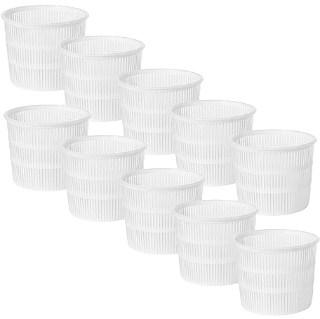 10 x Ostform 10,5x8,7 cm – För Hemmatillverkning av Löpeostar som Ricotta, Brie och Ostrollar