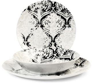 Royal Norfolk Istambul Service de table, 18 assiettes, porcelaine, décoré