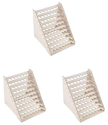 3er-Set DIY Holz-Pigment-Farbregal, modularer Organizer, Aufbewahrungsständer, Werkzeug