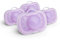 Herobility Gentle Pacifiers – Protective case – BPA-free – Large air vents – 6 – 24 months – 4-pack – Purple