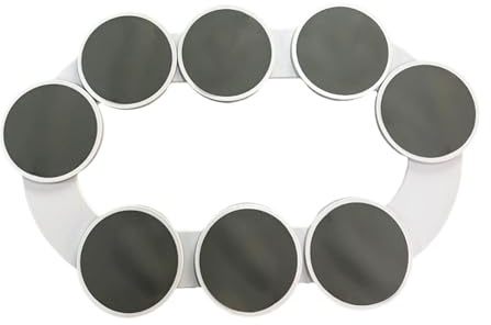DimyFew Bandeja Giratoria para Mesa de Comedor, Ayudante de Plato Giratorio, Bandeja Práctica para Comidas y Verduras, Comedor (Estilo B, 8 Platos)