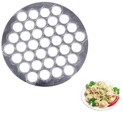 Ravioli Maker,37 Holes Dumpling Ravioli Shape Mould Maker Pastry Maker Mold Aluminum Alloy Dumpling Maker Machine Dough Press Dumpling Making Mold Kitchen Pelmeni Pie Ravioli Mould